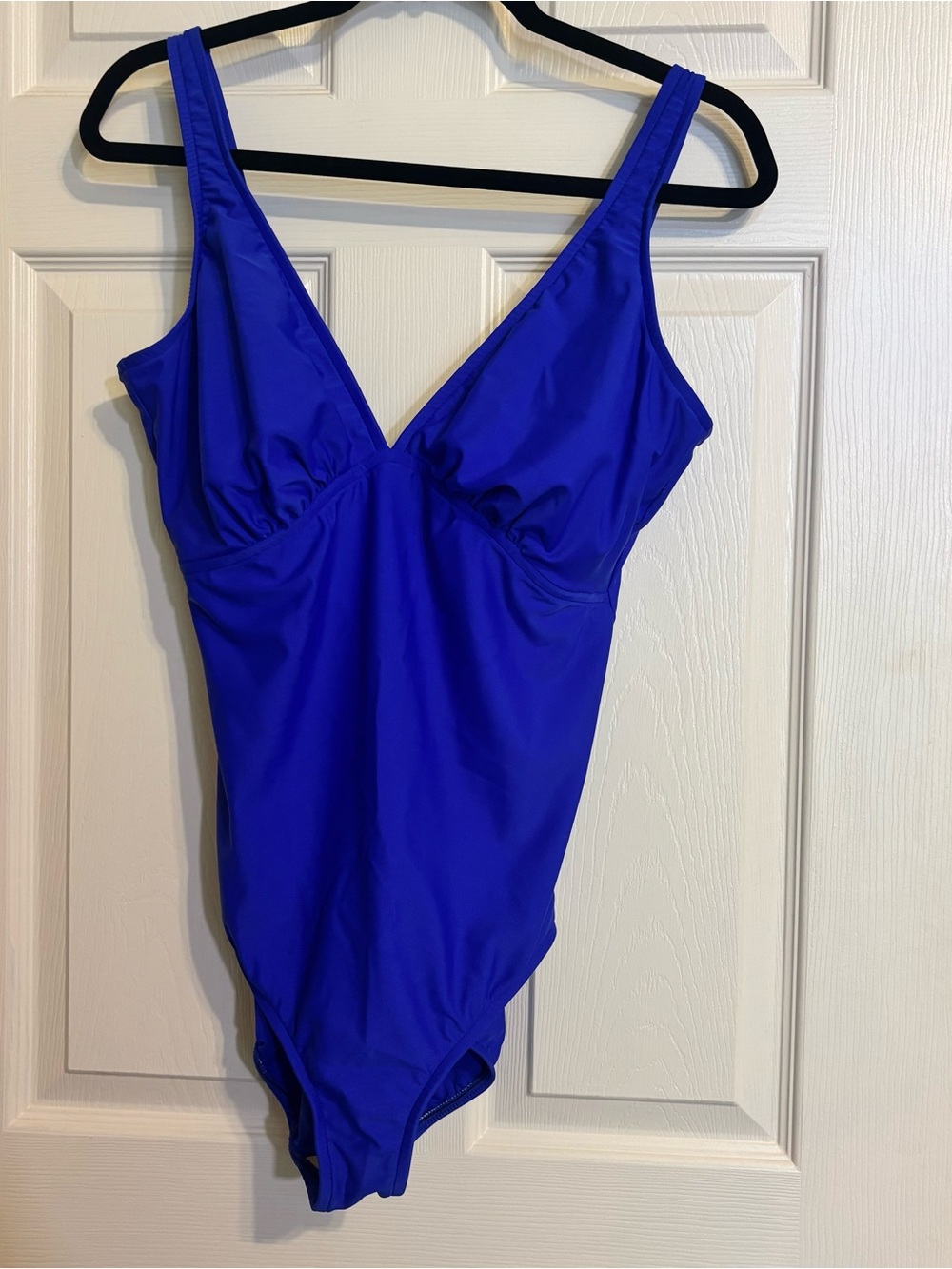 Shape Detector Womens Swimsuit Slimming Royal Blue  Bra Tummy Control Size 16W